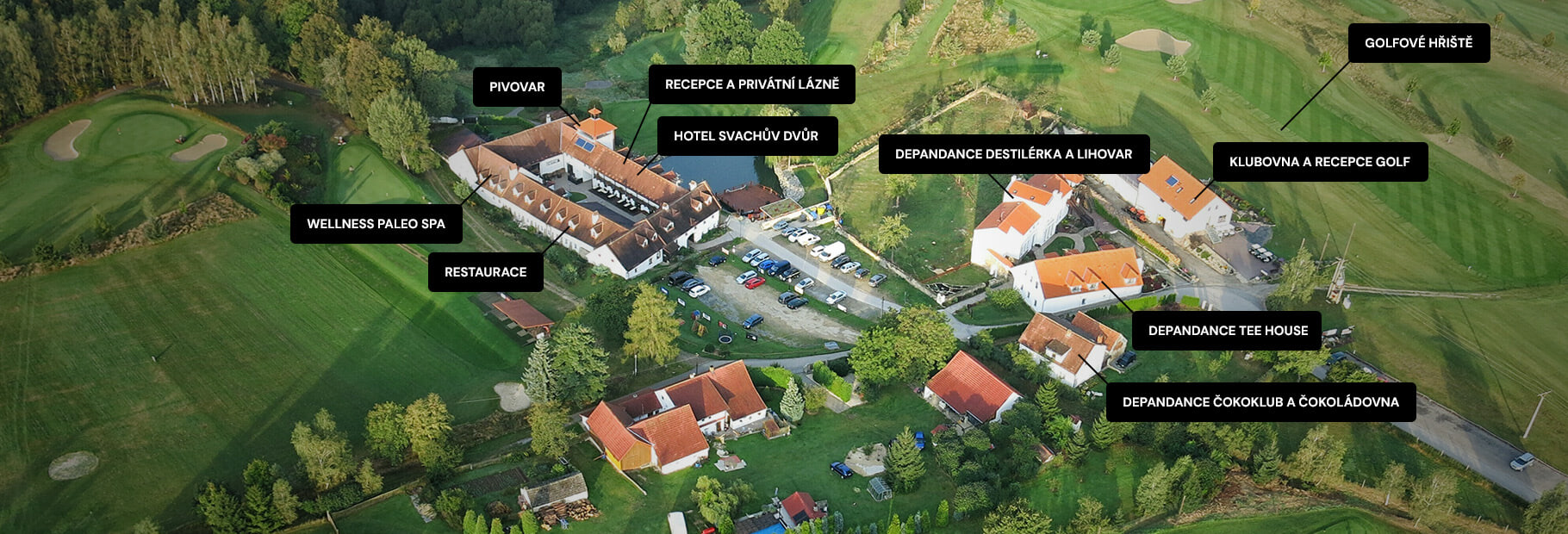 Mapa areálu Svachovka